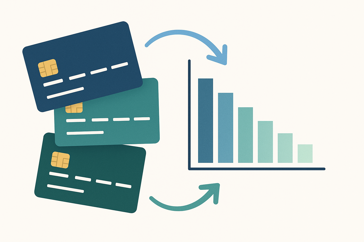 Debt Snowball vs Avalanche for 3 Credit Cards